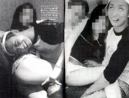 ↑일본매체 '주간 겐다이'가 보도한 오노 사토시 '대마초·섹스 스캔들' 기사의 관련 사진