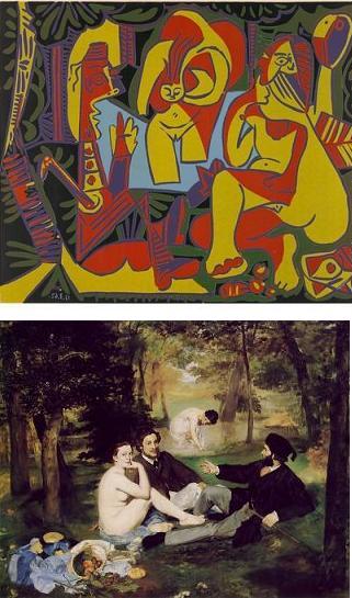    īҰ 19  'Ǯ '(Ʒ) 1962 ũ ǰ. īҴ ǰ ۰  ̸ ̸鼭 '׸ (after Manet)' ߰ ϴ Ǹ . īҴ  ǰ  ũ Ҷ ׸  1,2,3 Ϸùȣ ٿ.