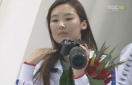 ↑16일 열린 남자 400m자유형 결승전 MBC방송사진 캡처