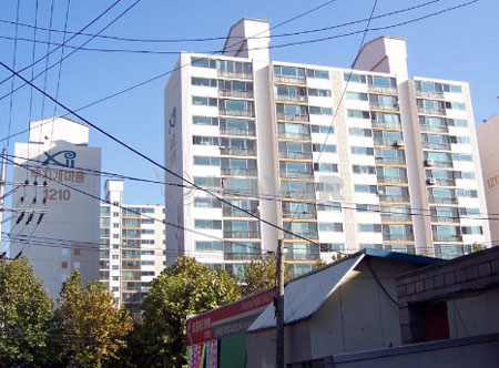 ↑ 부천시 중동 무지개마을LG 아파트 