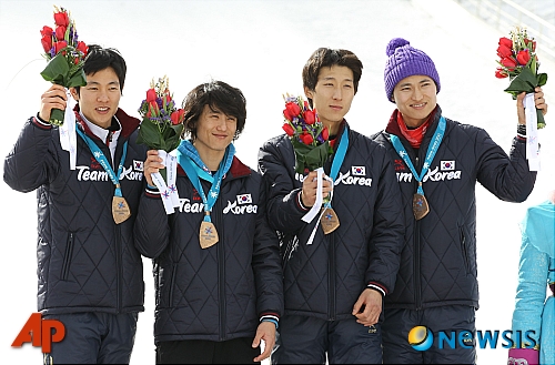 [AG 사진] 남자스키점프 단체전, 값진 동메달