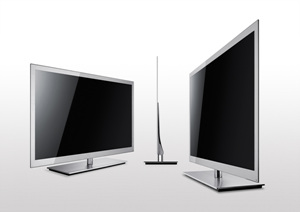 ↑iF 디자인 어워드 2011 금상을 수상한 LED TV 9000.