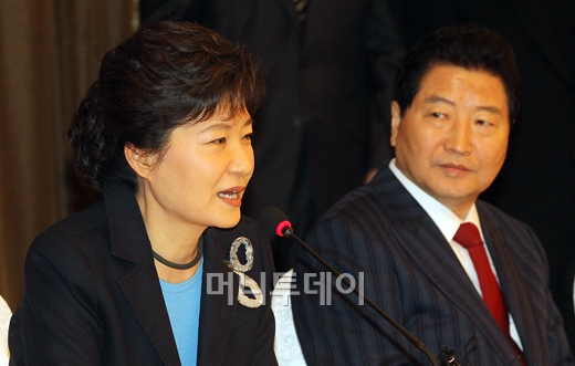 [사진]박근혜 전 대표 "평창 위해 온 힘 기울이겠다"