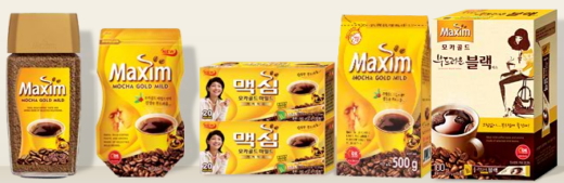 ↑동서식품 맥심 모카골드 제품군 ⓒ동서식품 홈페이지 <br />
