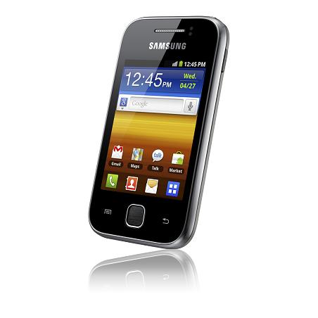 ↑삼성전자 보급형 스마트폰 갤럭시Y. 200달러 미만의 가격을 적용하는 이 제품은 다음달  열리는 IFA 전시회에서 공개된다. 