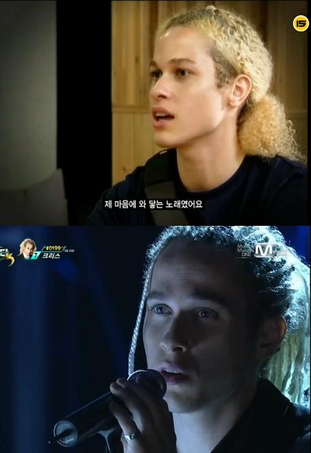'슈퍼스타K 시즌3'에 출연 중인 크리스(출처=방송 영상 캡처)