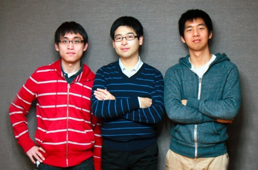 ↑아이디인큐 창업자 3인방. 왼쪽부터 추승우 개발이사, 김동호 대표, 이성호 사업이사. 이들은 모두 1987년생, 올해 만으로 25세다.