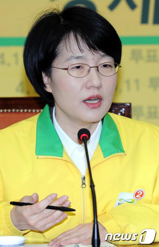 [사진]박선숙,'투표율 60%이상 돼야 야권후보 승리'