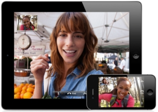 ↑페이스타임. 애플은 iOS6에서 페이스타임이 이동통신망을 지원한다고 11일(현지시간) 발표했다.<br>
