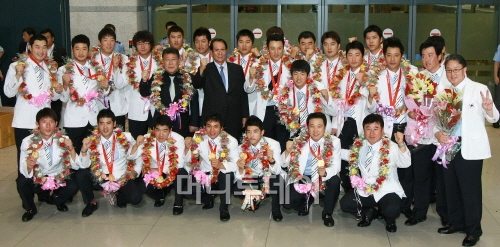↑야구는 2008년 한국이 금메달을 차지한 베이징 올림픽을 끝으로 정식 종목에서 제외됐다. © 임성균 기자