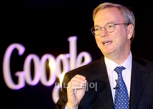[사진]에릭 슈미트 회장, '삼성은 가장 중요한 파트너'