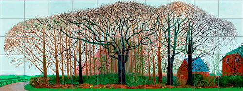 ↑데이비드 호크니(David Hockney), '비거 트리스'(Bigger Trees) (사진제공=국립현대미술관)