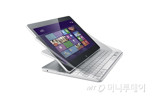 접으면 태블릿, 펼치면 노트북 'LG 탭북'