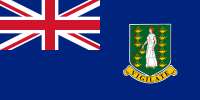 영국령 버진아일랜드의 국기.