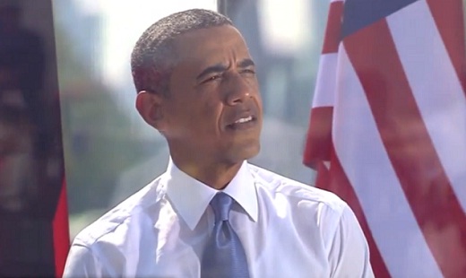 19일(현지시간) 베를린에서 연설하고 있는 버락 오바마 미국 대통령. /사진=CNN 동영상 캡처