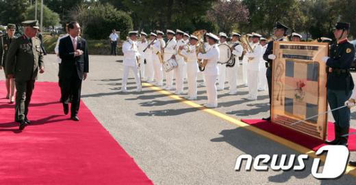 [사진]박승춘 처장, 그리스 국방부 방문