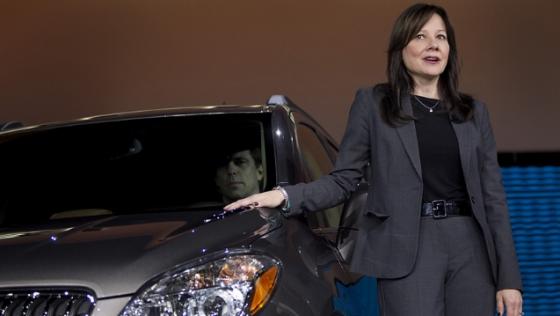 미국 자동차회사 GM(제너럴모터스)가 최근 차기 CEO(최고경영자)로 내정한 메리 바라 글로벌 제품 개발 및 구매, 공급망 담당 수석 부사장. /사진=블룸버그 