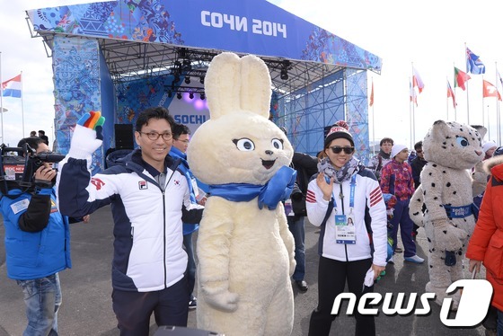 [사진][올림픽]한국대표팀 '선전 다짐'