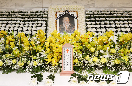 故 황정순 씨의 빈소. 2014.2.18/뉴스1 © News1   사진공동취재단