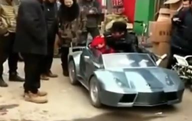 중국의 람보르기니 '레벤톤' 장난감 차/사진=유튜브 영상 캡쳐