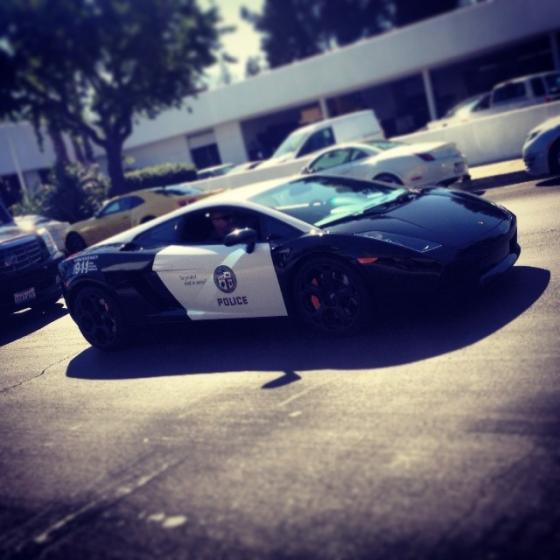 미국 LA 경찰당국의 람보르기니 '가야르도' 순찰차/사진=美 LA 경찰당국 인스타그램