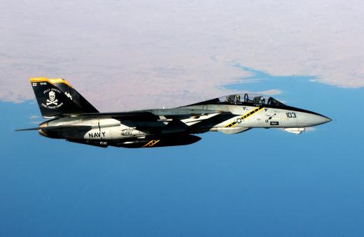 ↑ F-14 톰캣 전투기는 미국 군사력의 상징으로, 미국 항공 기술의 결정체였습니다.