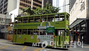 홍콩의 명물 2층 트램 /사진=김유경기자