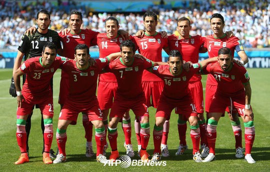 이란 대표팀. /AFPBBNews=뉴스1<br>
<br>
