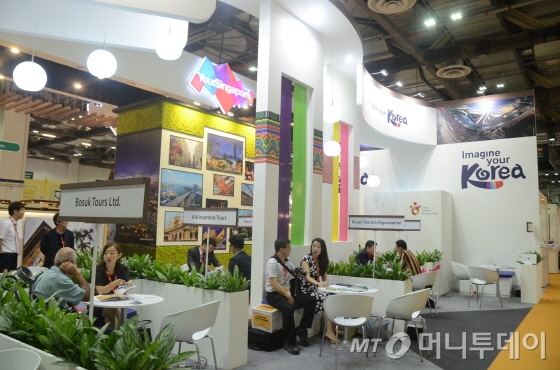 ITB-아시아 2014에 참가한 한국관/사진=이지혜 기자 