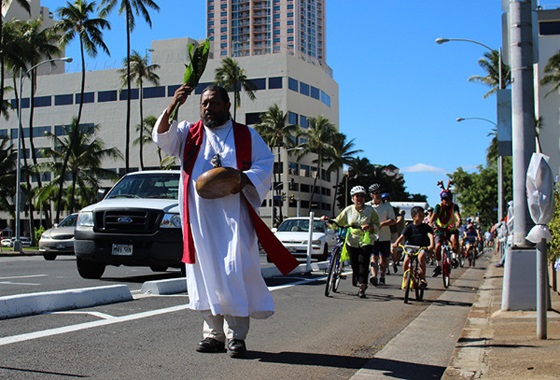 하와이 '자전거타기 천국'의 대명사로 꼽히는 전용도로