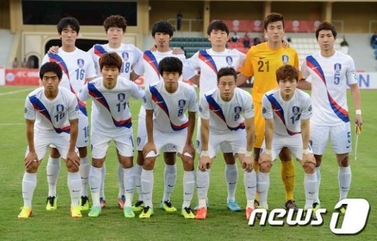 한국 U-22 대표팀. /사진=뉴스1<br>
<br>
