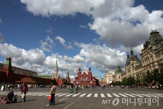 모스크바의 대표적인 관광지 붉은 광장/사진=머니투데이DB