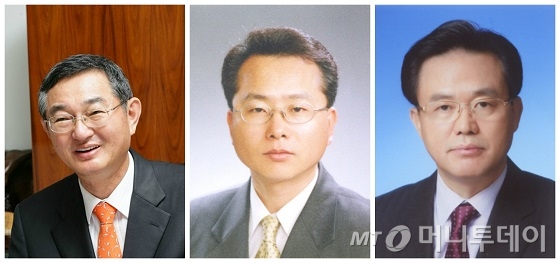 (왼쪽부터)이경수 회장, 김준배 대표, 김재천 대표/사진제공=코스맥스