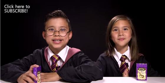 9살 꼬마 유튜브 스타 에반(왼쪽)과 그의 여동생 질리안/사진=에반튜브 영상 캡처