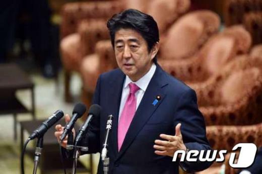 아베 신조 일본 총리. © AFP=News1 2015.05.29/뉴스1 © News1
