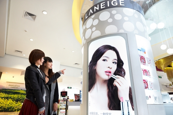 라네즈 중국 상하이 '팍슨 백화점' 매장 전경/사진제공=아모레퍼시픽