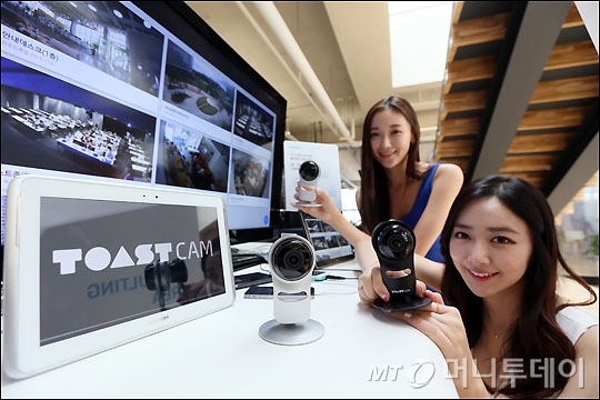 [사진]NHN엔터, 국내 최초 클라우드 IP 카메라 ‘토스트캠’ 출시