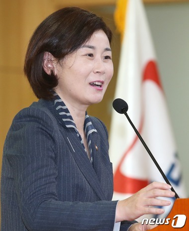 김희정 여성가족부 장관.  © News1