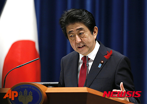 아베 신조 일본 총리/ 사진=뉴시스