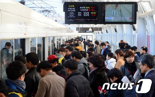 [사진]'강남까지 39분' 개통 앞둔 신분당선 연장