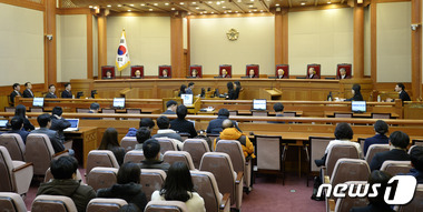 헌법재판소 대심판정/뉴스1 © News1 안은나 기자