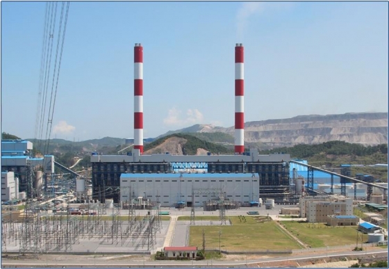 베트남 북부 꽝닌성 깜빠시에 위치한 '몽정1 석탄화력발전소' 전경 / 사진제공 = 현대건설 