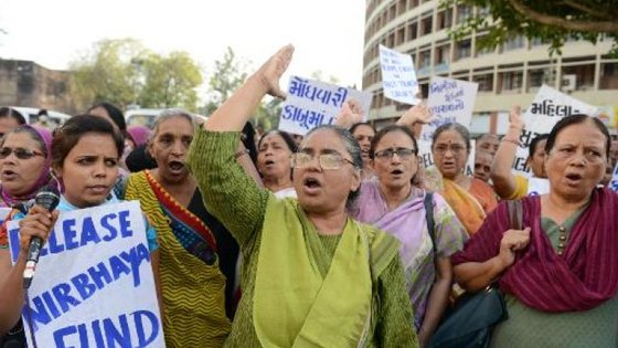 인도 여성들이 성범죄 근절 시위를 벌이고 있다. /사진=뉴스1