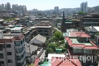 서울 은평구의 단독주택 밀집지 전경. 