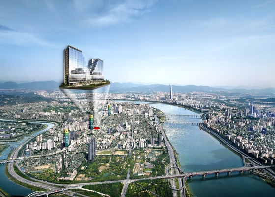 현대건설이 서울 성동구에 분양하는 '현대테라스타워' 위치도 / 제공 = 현대건설 