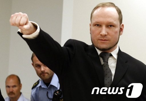 노르웨이 테러 범인 안데르스 베링 브레이빅/AFPBBNews=뉴스1
