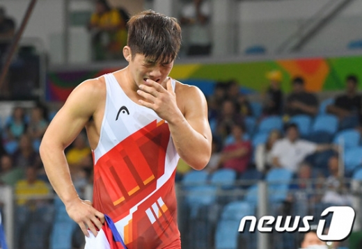 [사진]동메달 김현우 '하염없이 눈물만'