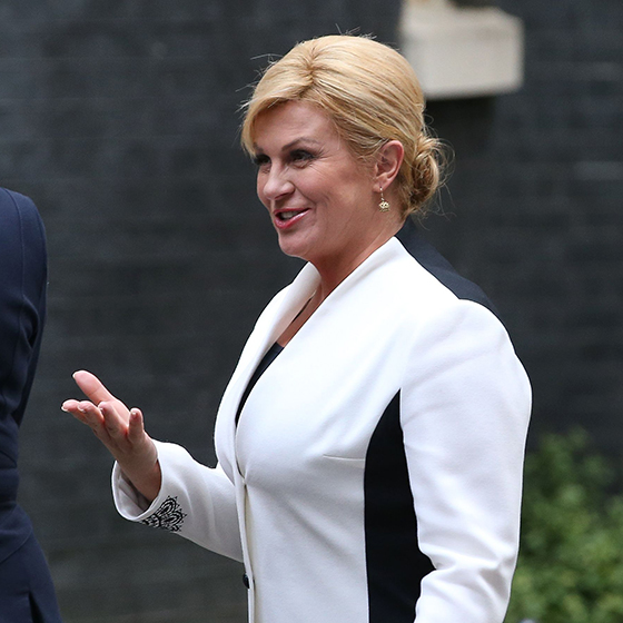 크로아티아의 콜린다 그라바르 키타로비치 대통령. /AFPBBNews=뉴스1