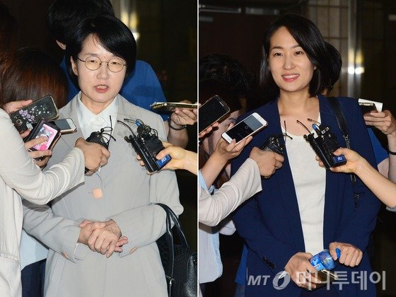 박선숙(왼쪽), 김수민 국민의당 의원./ 사진=머니투데이 자료사진