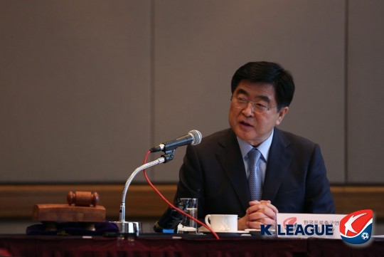 권오갑 한국프로축구연맹 총재 /사진=한국프로축구연맹 제공